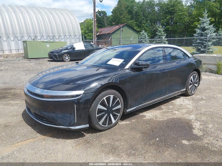 2023 Lucid Air VIN 50EA1TEA3PA005066 IAAI salvage auction — UNDERCARRIAGE, Salvage (Idaho), sold $16,700 on 2026-08-01 (photo 2)