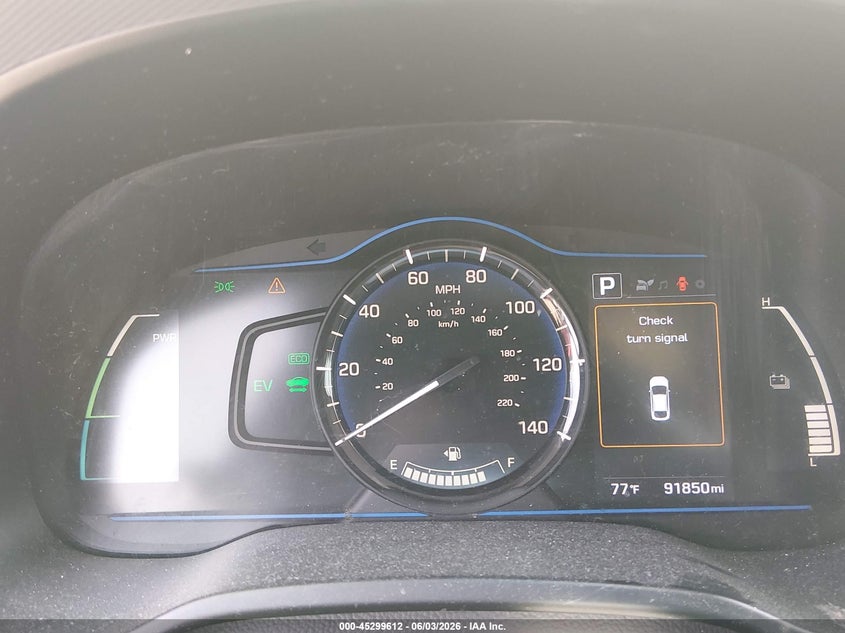 2018 Hyundai Ioniq VIN KMHC65LC6JU102228 IAAI salvage auction — RIGHT FRONT, Salvage Title, sold $2,450 on 2026-07-13 (photo 7)