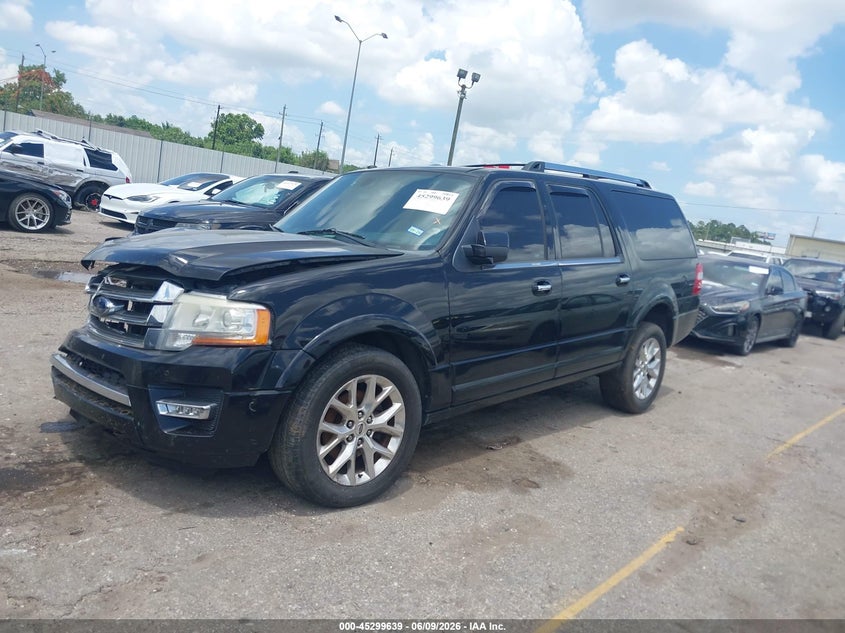 2017 Ford Expedition VIN 1FMJK1KT9HEA66309 IAAI salvage auction — RIGHT FRONT, Salvage (Texas), sold $975 on 2026-07-19 (photo 2)