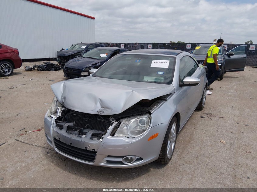 2009 Volkswagen Eos VIN WVWFA71F79V014464 IAAI salvage auction — FRONT END, Salvage (Texas), sold $850 on 2026-07-14 (photo 2)