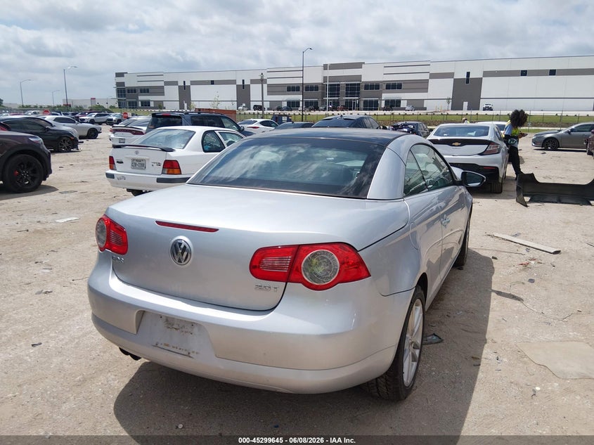 2009 Volkswagen Eos VIN WVWFA71F79V014464 IAAI salvage auction — FRONT END, Salvage (Texas), sold $850 on 2026-07-14 (photo 4)