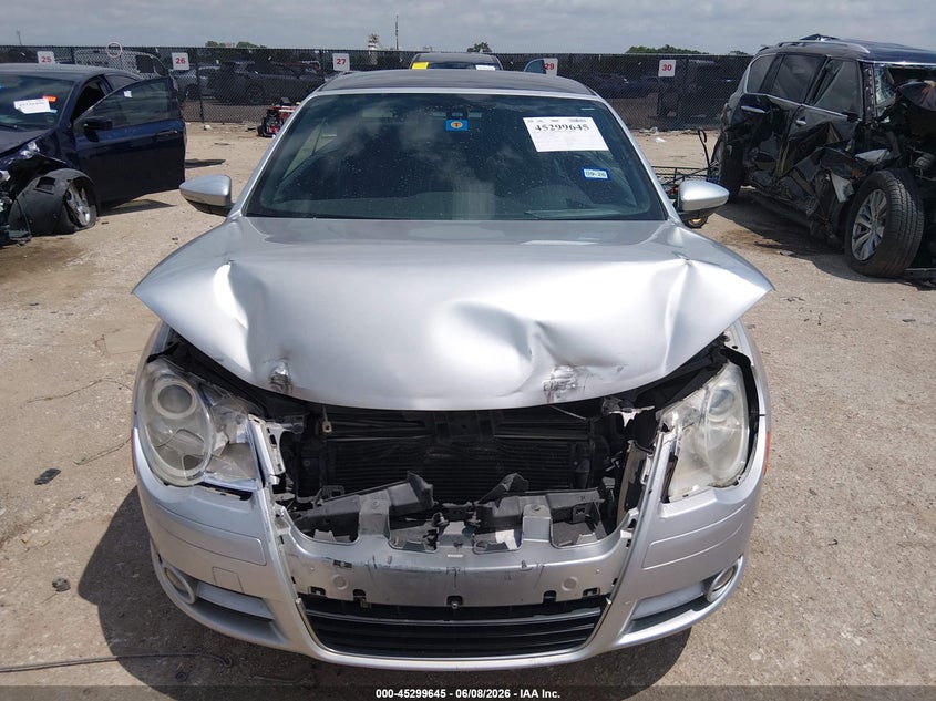 2009 Volkswagen Eos VIN WVWFA71F79V014464 IAAI salvage auction — FRONT END, Salvage (Texas), sold $850 on 2026-07-14 (photo 6)