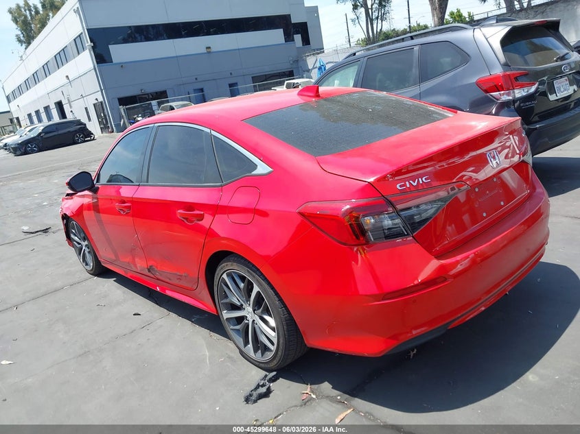 2023 Honda Civic VIN 2HGFE1F94PH323465 IAAI salvage auction — LEFT FRONT, Salvage Title, sold $9,450 on 2026-07-29 (photo 3)