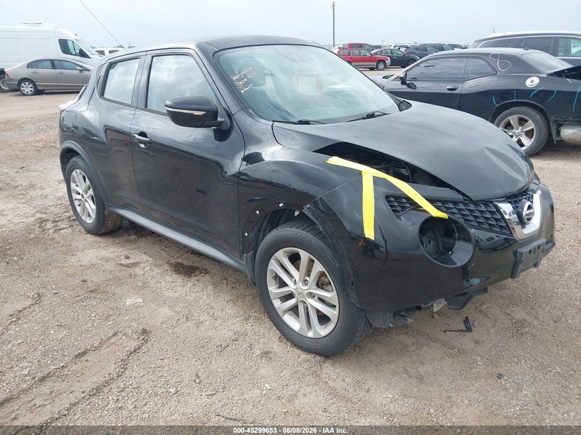 2016 Nissan Juke VIN JN8AF5MR6GT609423 IAAI salvage auction — FRONT END, Salvage Title, sold $1,250 on 2026-07-29 (photo 1)