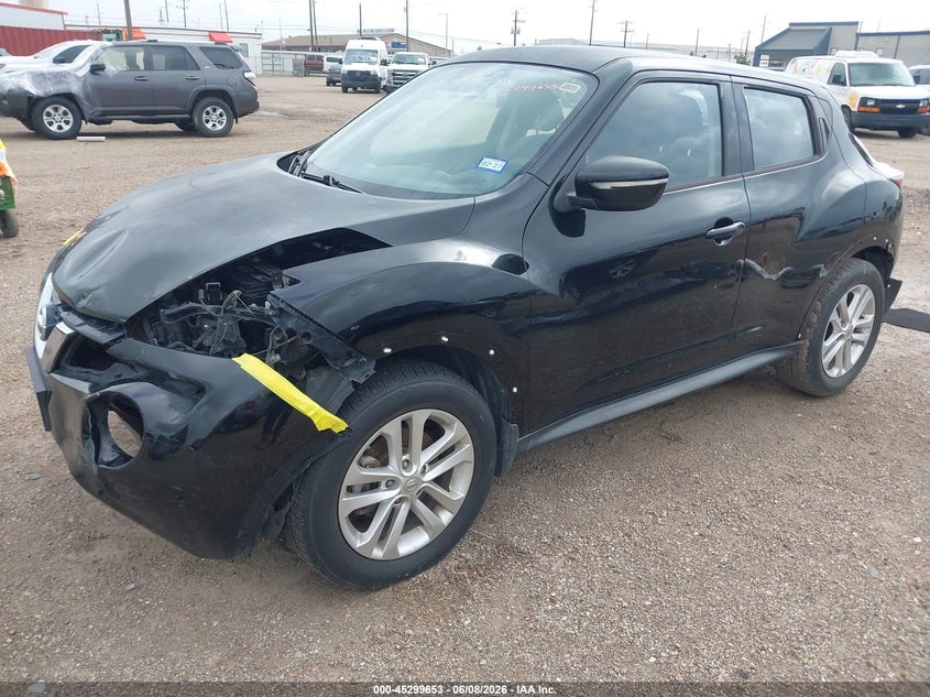 2016 Nissan Juke VIN JN8AF5MR6GT609423 IAAI salvage auction — FRONT END, Salvage Title, sold $1,250 on 2026-07-29 (photo 2)