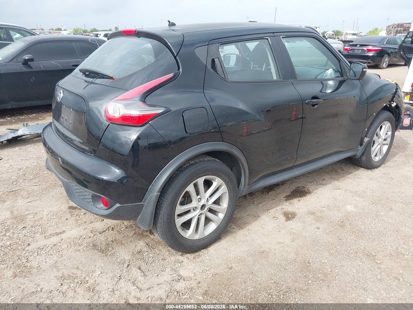 2016 Nissan Juke VIN JN8AF5MR6GT609423 IAAI salvage auction — FRONT END, Salvage Title, sold $1,250 on 2026-07-29 (photo 4)