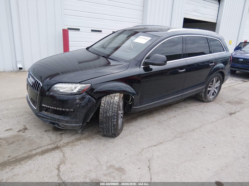 2014 Audi Q7 VIN WA1LGAFE3ED015202 IAAI salvage auction — FRONT END, Salvage (Illinois), sold $450 on 2026-07-28 (photo 2)