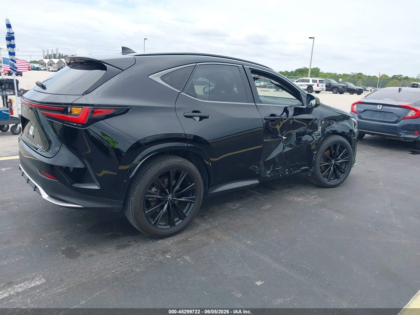 2022 Lexus Nx VIN JTJKGCEZXN2006197 IAAI salvage auction — RIGHT SIDE, Wait Title, sold $18,650 on 2026-08-27 (photo 4)