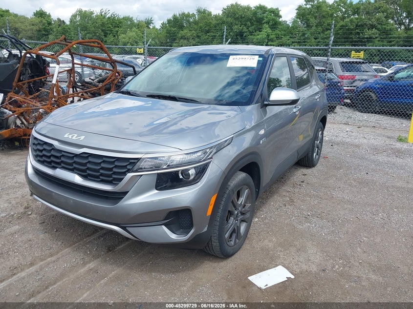 2023 Kia Seltos VIN KNDEPCAA6P7386063 IAAI salvage auction — HAIL, Salvage (Iowa), sold $8,750 on 2026-07-20 (photo 2)