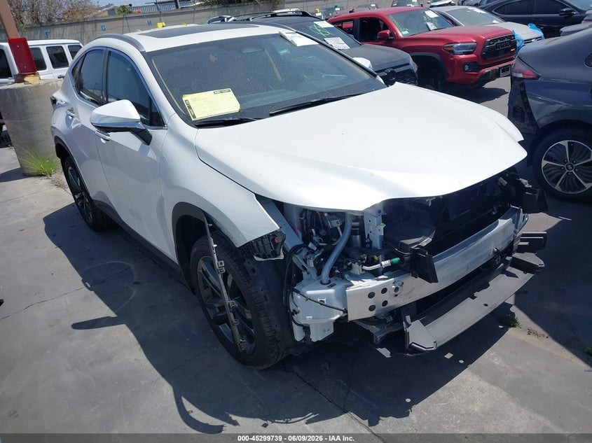 2025 Lexus Nx VIN JTJHKCFZ3S2054756 IAAI salvage auction — FRONT END, Salvage Title, sold $21,100 on 2026-07-08 (photo 1)