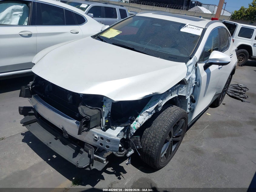 2025 Lexus Nx VIN JTJHKCFZ3S2054756 IAAI salvage auction — FRONT END, Salvage Title, sold $21,100 on 2026-07-08 (photo 2)