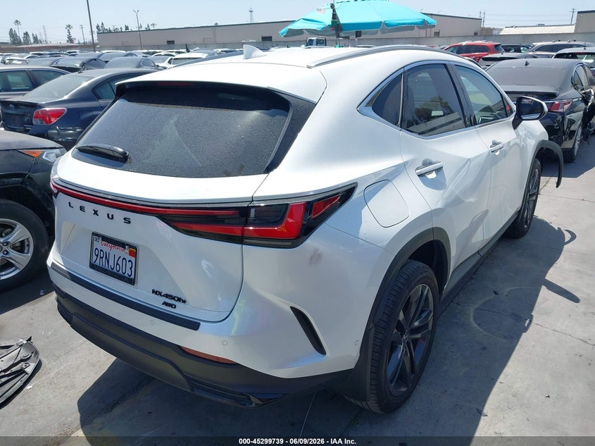 2025 Lexus Nx VIN JTJHKCFZ3S2054756 IAAI salvage auction — FRONT END, Salvage Title, sold $21,100 on 2026-07-08 (photo 4)