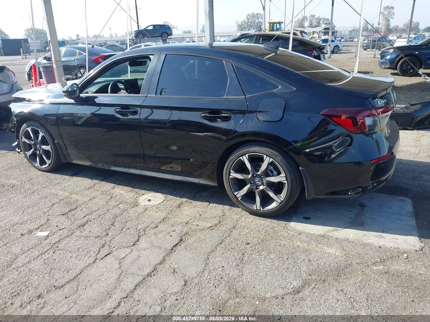 2025 Honda Civic VIN 2HGFE4F81SH328575 IAAI salvage auction — FRONT END, Salvage (California), sold $7,300 on 2026-07-28 (photo 3)