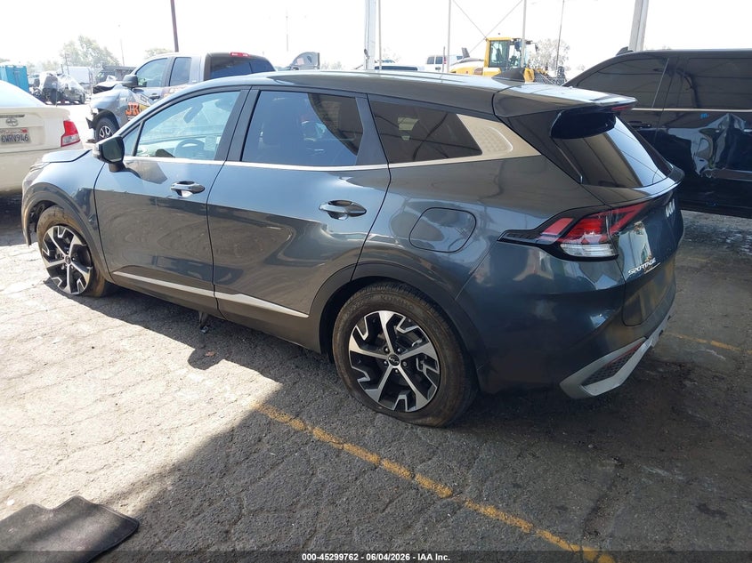 2023 Kia Sportage VIN 5XYK33AF3PG092083 IAAI salvage auction — UNDERCARRIAGE, Salvage Title, sold $4,050 on 2026-07-28 (photo 3)