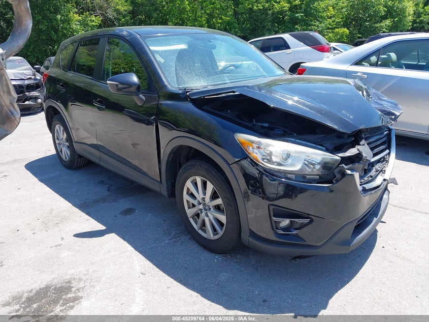 2016 Mazda Cx-5 VIN JM3KE2CY7G0799820 IAAI salvage auction — FRONT END, Salvage Title, sold $1,400 on 2026-07-18 (photo 1)
