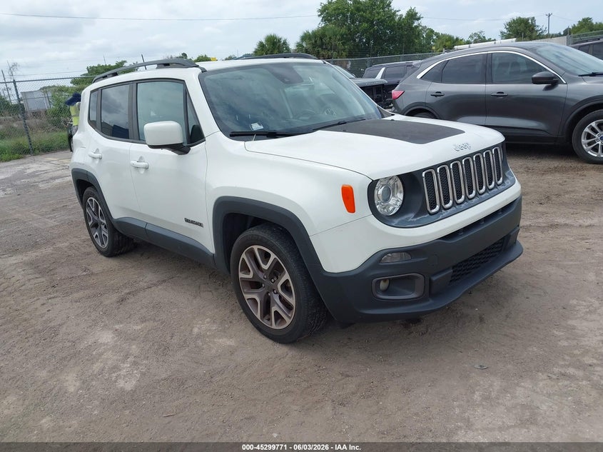 2018 Jeep Renegade VIN ZACCJABB1JPG81439 IAAI salvage auction — MECHANICAL, Salvage Title, sold $2,325 on 2026-07-22 (photo 1)