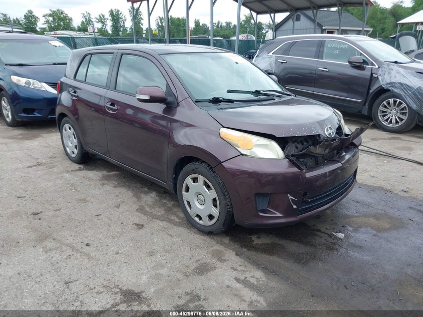 2012 Scion Xd VIN JTKKU4B40C1015884 IAAI salvage auction — FRONT END, Salvage - Greater Than 75% (Maryland), sold $675 on 2026-08-02 (photo 1)