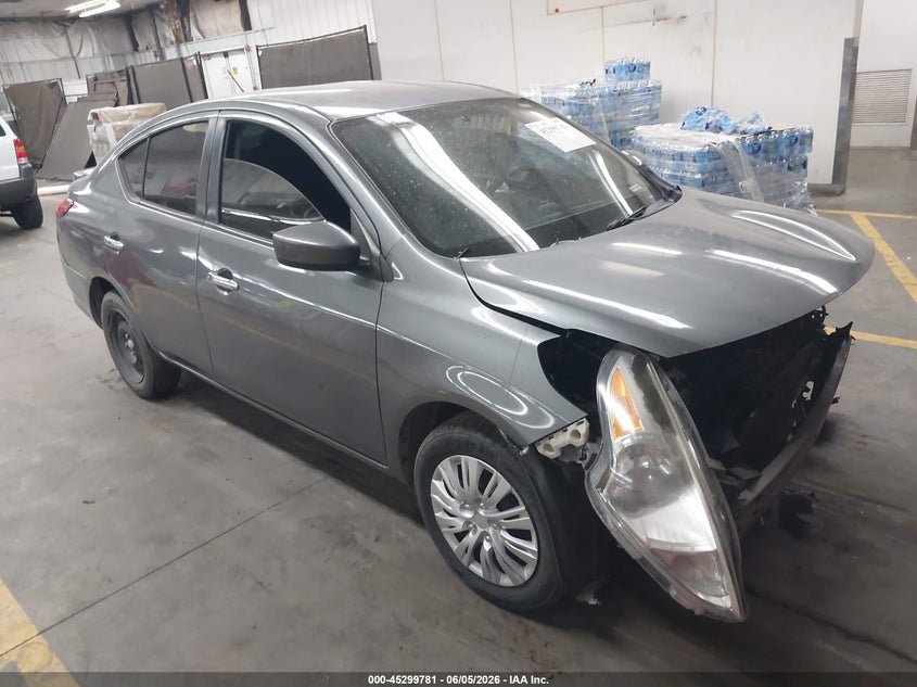 2018 Nissan Versa VIN 3N1CN7AP7JL886022 IAAI salvage auction — FRONT END, Wait Title, sold $675 on 2026-08-03 (photo 1)
