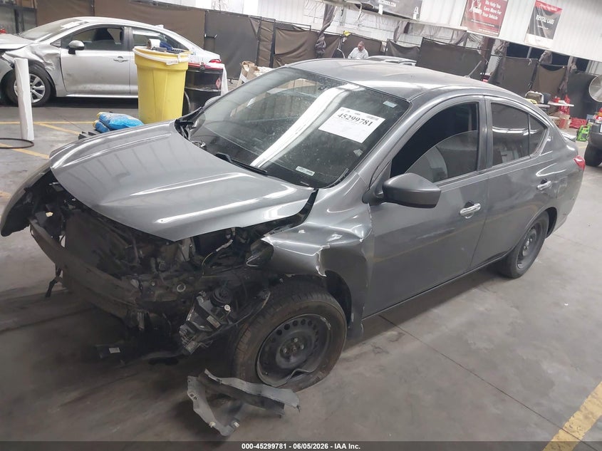 2018 Nissan Versa VIN 3N1CN7AP7JL886022 IAAI salvage auction — FRONT END, Wait Title, sold $675 on 2026-08-03 (photo 2)