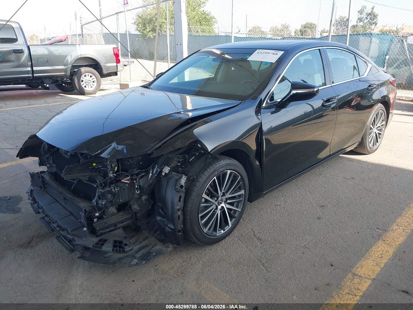 2025 Lexus ES VIN 58ADA1C16SU059966 IAAI salvage auction — FRONT END, Salvage Title, sold $16,700 on 2026-07-29 (photo 2)