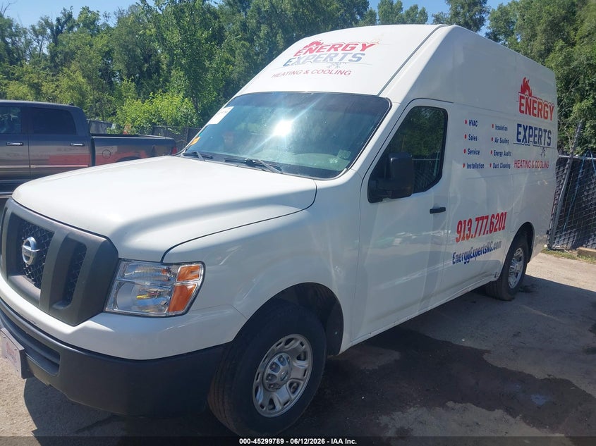 2019 Nissan Nv VIN 1N6BF0LY8KN810228 IAAI salvage auction — HAIL, Salvage Title, sold $7,675 on 2026-08-19 (photo 2)