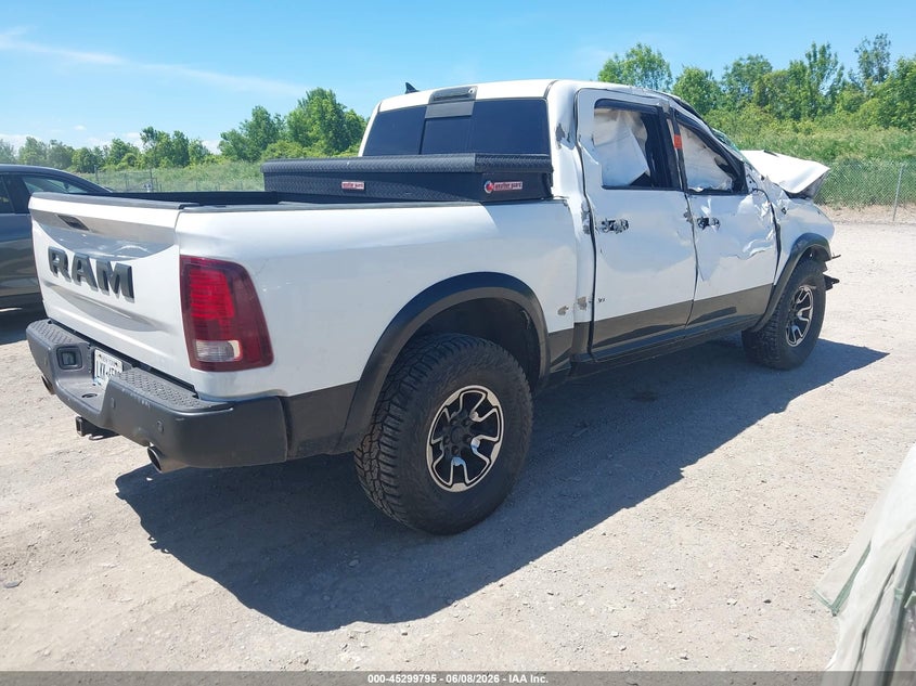 2018 Ram 1500 VIN 1C6RR7YT6JS122430 IAAI salvage auction — FRONT END, Salvage Title, sold $1,100 on 2026-10-01 (photo 4)