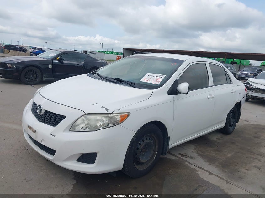 2010 Toyota Corolla VIN 1NXBU4EE2AZ308687 IAAI salvage auction — LEFT SIDE, Original (Texas), sold $1,900 on 2026-08-01 (photo 2)