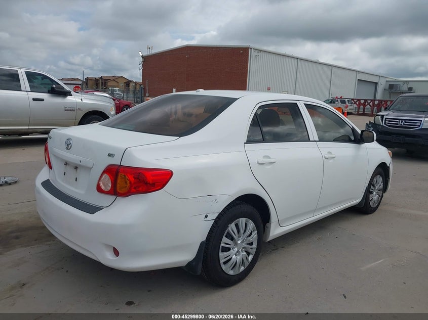 2010 Toyota Corolla VIN 1NXBU4EE2AZ308687 IAAI salvage auction — LEFT SIDE, Original (Texas), sold $1,900 on 2026-08-01 (photo 4)