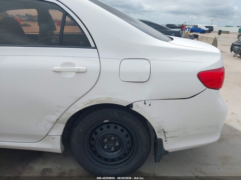 2010 Toyota Corolla VIN 1NXBU4EE2AZ308687 IAAI salvage auction — LEFT SIDE, Original (Texas), sold $1,900 on 2026-08-01 (photo 6)