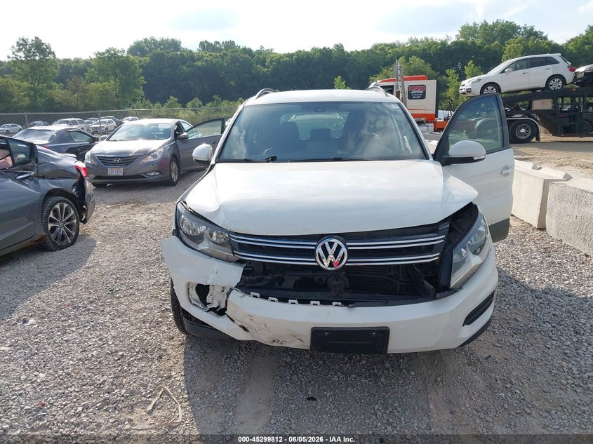 2016 Volkswagen Tiguan VIN WVGAV7AXXGW609237 IAAI salvage auction — FRONT END, Salvage (Ohio), sold $1,050 on 2026-07-22 (photo 6)