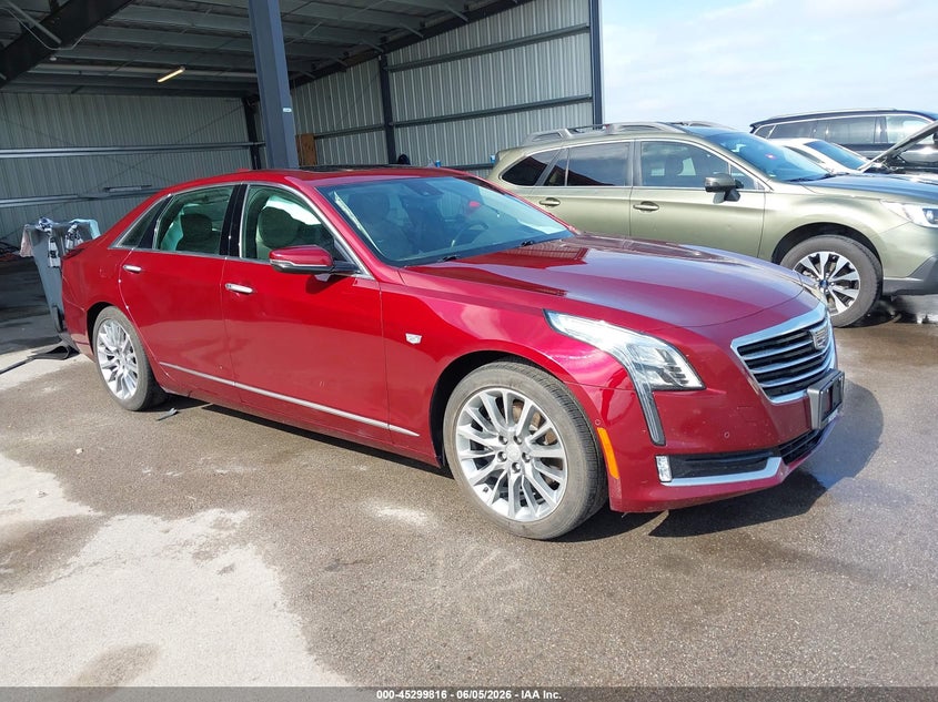 2017 Cadillac Ct6 VIN 1G6KF5RS2HU145394 IAAI salvage auction — LEFT SIDE, Salvage Title, sold $5,050 on 2026-07-09 (photo 1)