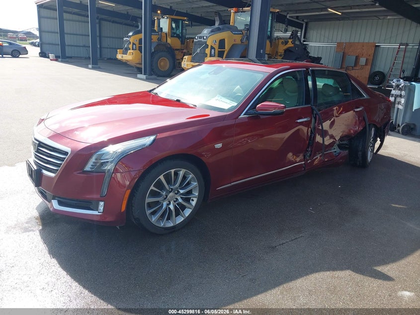 2017 Cadillac Ct6 VIN 1G6KF5RS2HU145394 IAAI salvage auction — LEFT SIDE, Salvage Title, sold $5,050 on 2026-07-09 (photo 2)