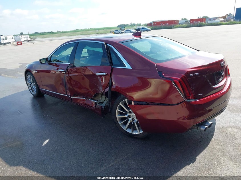 2017 Cadillac Ct6 VIN 1G6KF5RS2HU145394 IAAI salvage auction — LEFT SIDE, Salvage Title, sold $5,050 on 2026-07-09 (photo 3)