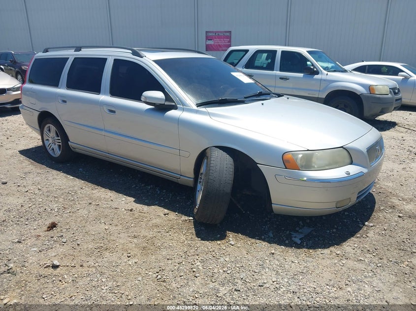2007 Volvo V70 VIN YV1SW592772624766 IAAI salvage auction — SUSPENSION, Repossession Paperwork (Georgia), sold $225 on 2026-08-06 (photo 1)