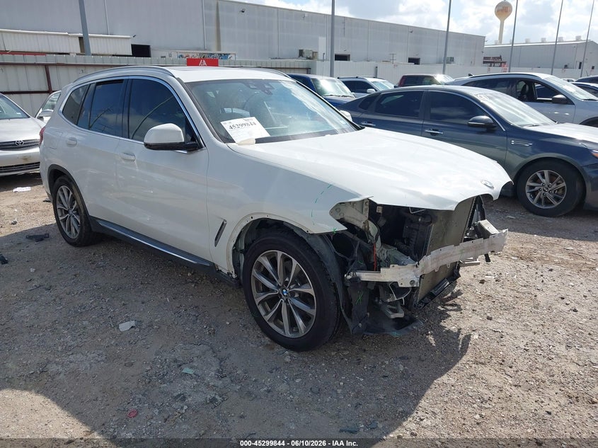 2019 BMW X3 VIN 5UXTR9C5XKLP84427 IAAI salvage auction — FRONT END, Original (Texas), sold $5,200 on 2026-07-30 (photo 1)