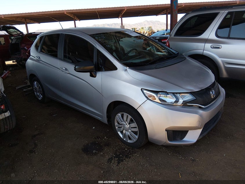 2016 Honda Fit VIN JHMGK5H51GX011479 IAAI salvage auction — LEFT SIDE, Salvage Title, sold $1,850 on 2026-07-07 (photo 1)