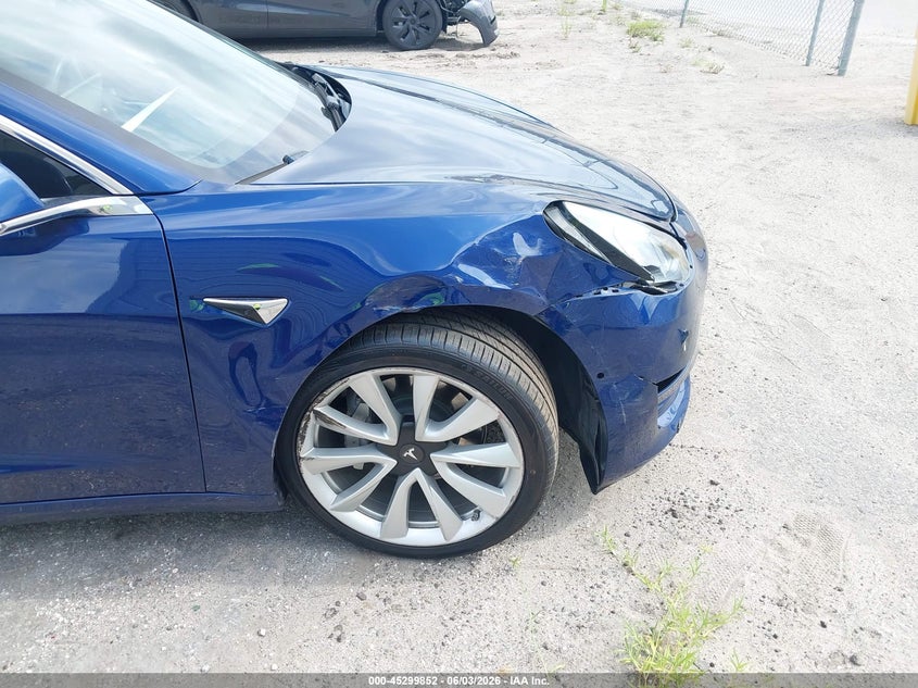2018 Tesla Model 3 VIN 5YJ3E1EA3JF178171 IAAI salvage auction — FRONT & REAR, Salvage Title, sold $7,450 on 2026-07-09 (photo 6)