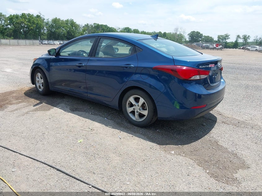 2015 Hyundai Elantra VIN KMHDH4AE8FU329828 IAAI salvage auction — RIGHT SIDE, Salvage (Ohio), sold $525 on 2026-07-20 (photo 3)