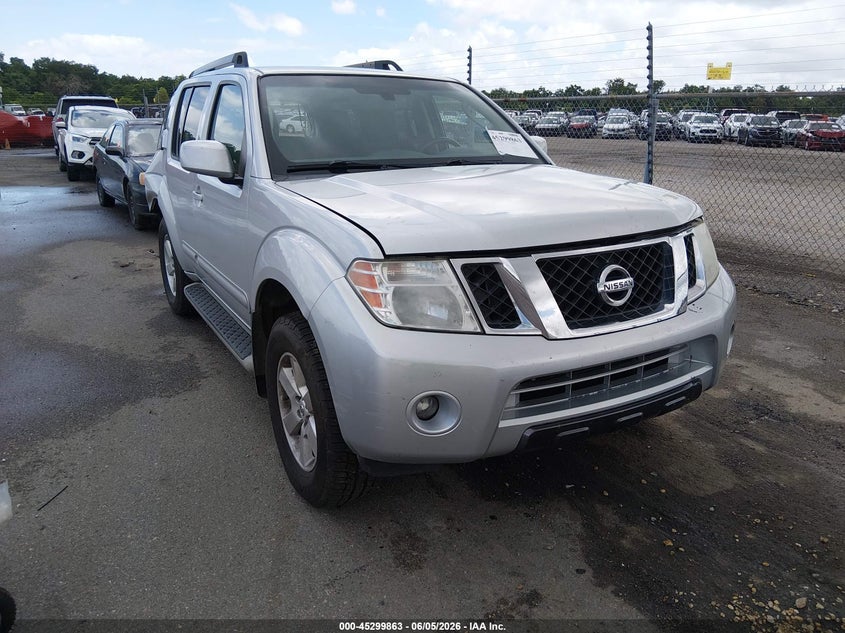 2012 Nissan Pathfinder VIN 5N1AR1NN0CC604327 IAAI salvage auction — REAR END, Salvage Title, sold $250 on 2026-07-26 (photo 1)