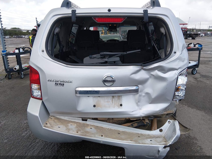 2012 Nissan Pathfinder VIN 5N1AR1NN0CC604327 IAAI salvage auction — REAR END, Salvage Title, sold $250 on 2026-07-26 (photo 6)