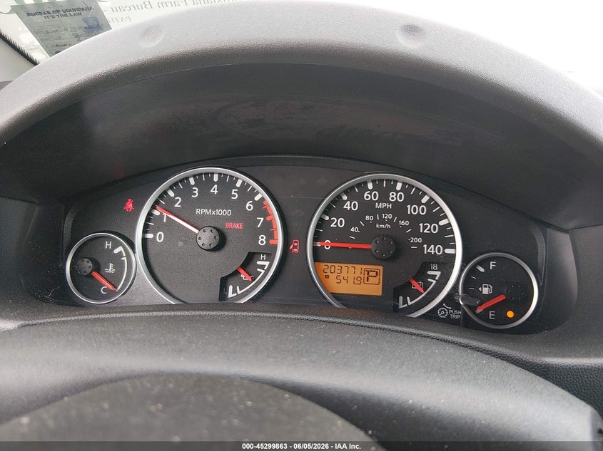 2012 Nissan Pathfinder VIN 5N1AR1NN0CC604327 IAAI salvage auction — REAR END, Salvage Title, sold $250 on 2026-07-26 (photo 7)