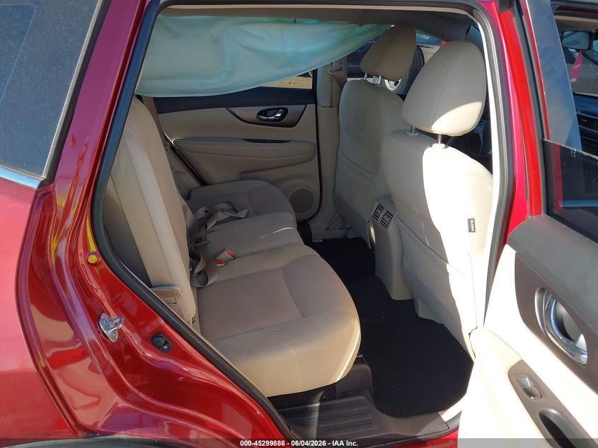 2016 Nissan Rogue VIN JN8AT2MT0GW024029 IAAI salvage auction — LEFT SIDE, Salvage Title, sold $975 on 2026-07-16 (photo 8)