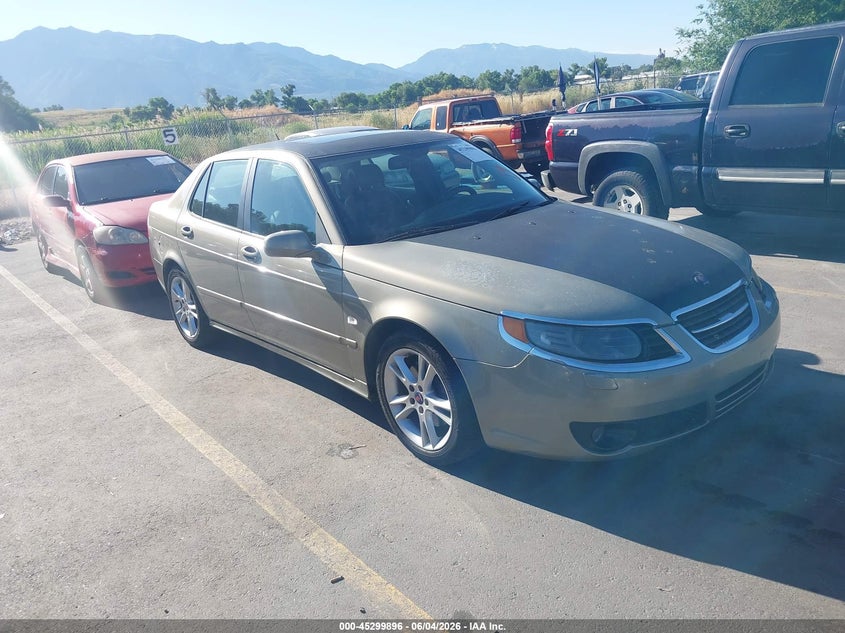 2008 Saab 9-5 VIN YS3ED49GX83500042 IAAI salvage auction — NORMAL WEAR, Clear (Utah), sold $350 on 2026-07-09 (photo 1)