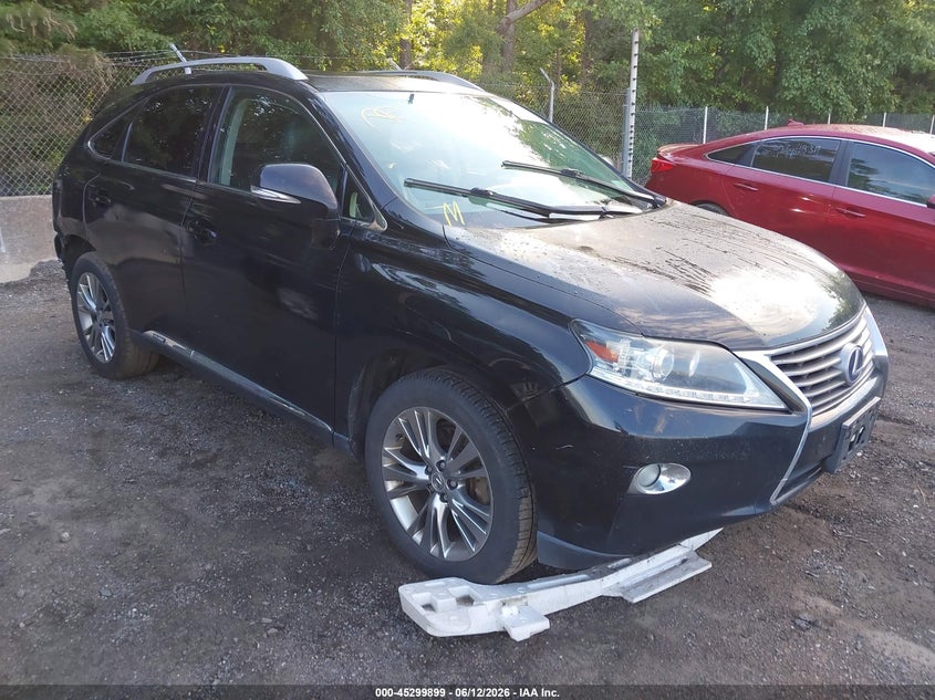 2013 Lexus Rx VIN JTJBC1BA6D2058133 IAAI salvage auction — RIGHT REAR, Salvage Title, sold $2,550 on 2026-07-29 (photo 1)