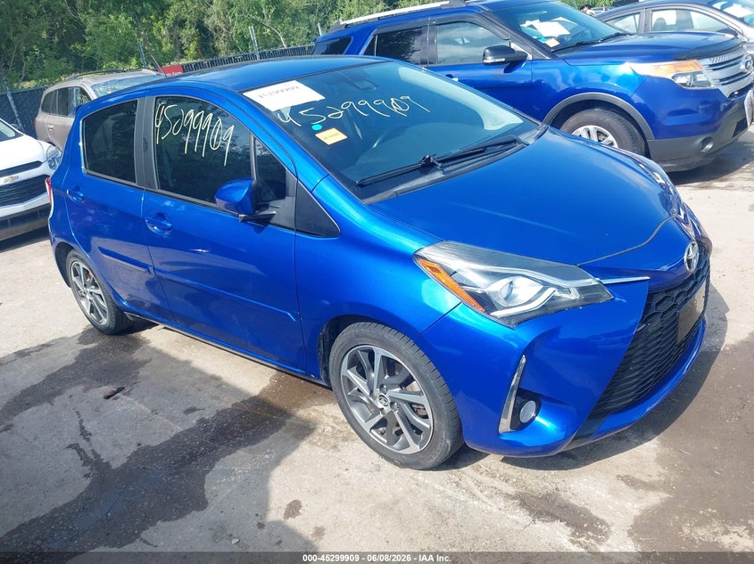 2018 Toyota Yaris VIN VNKKTUD3XJA092264 IAAI salvage auction — LEFT SIDE, Salvage Title, sold $3,550 on 2026-07-22 (photo 1)