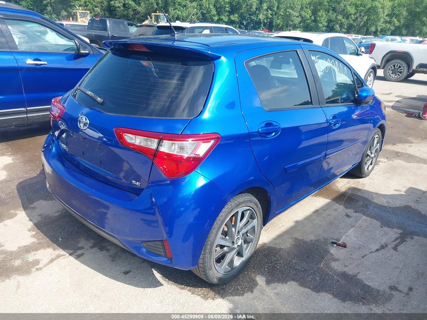 2018 Toyota Yaris VIN VNKKTUD3XJA092264 IAAI salvage auction — LEFT SIDE, Salvage Title, sold $3,550 on 2026-07-22 (photo 4)