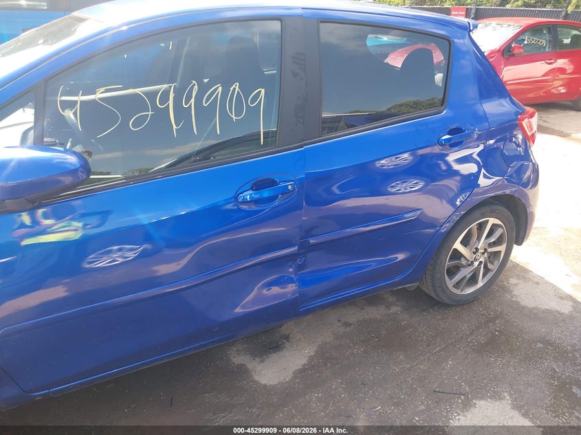 2018 Toyota Yaris VIN VNKKTUD3XJA092264 IAAI salvage auction — LEFT SIDE, Salvage Title, sold $3,550 on 2026-07-22 (photo 6)