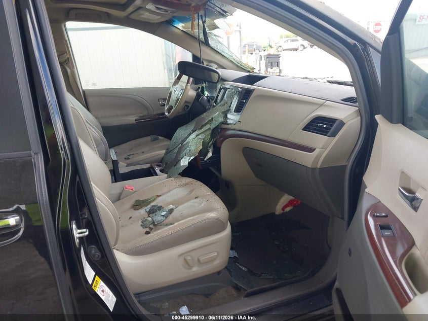 2011 Toyota Sienna VIN 5TDDK3DC5BS019371 IAAI salvage auction — ENGINE BURN, Salvage (Texas), sold $1,150 on 2026-07-13 (photo 5)