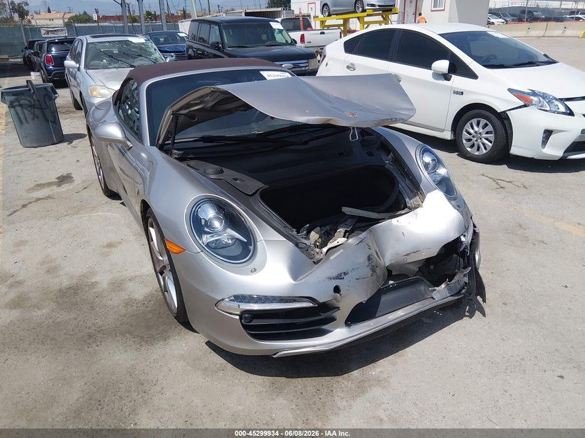 2013 Porsche 911 VIN WP0CB2A90DS154282 IAAI salvage auction — FRONT END, Salvage Title, sold $30,200 on 2026-07-13 (photo 1)