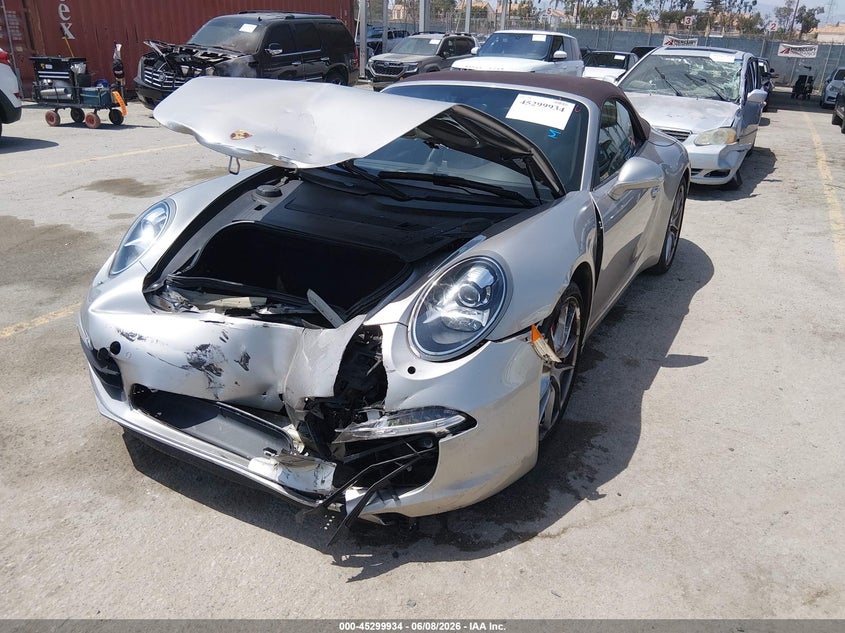 2013 Porsche 911 VIN WP0CB2A90DS154282 IAAI salvage auction — FRONT END, Salvage Title, sold $30,200 on 2026-07-13 (photo 2)